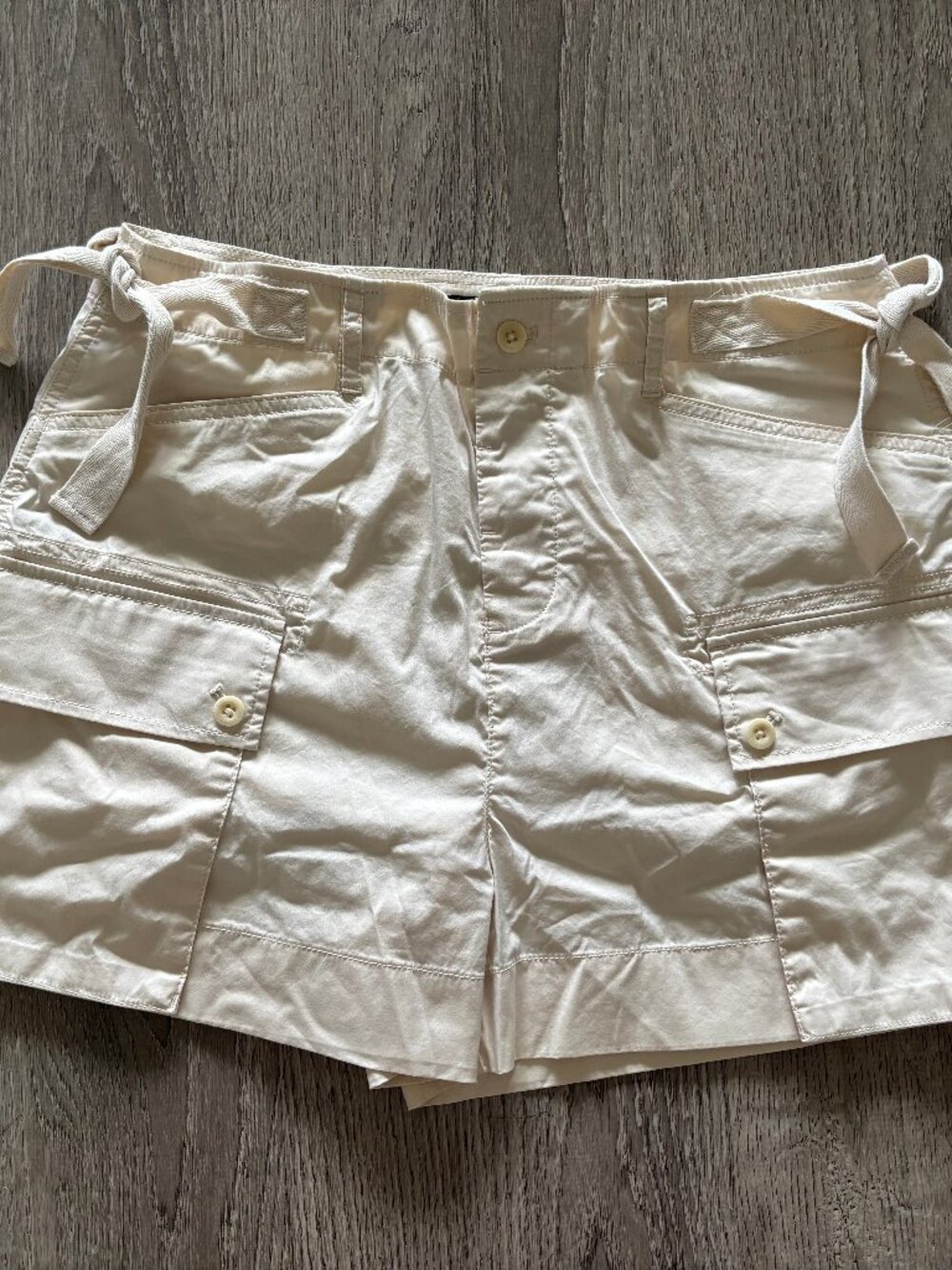 Ralph Laure white cargo shorts